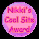 Nikki's cool site award