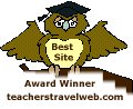 Teachers travel web award